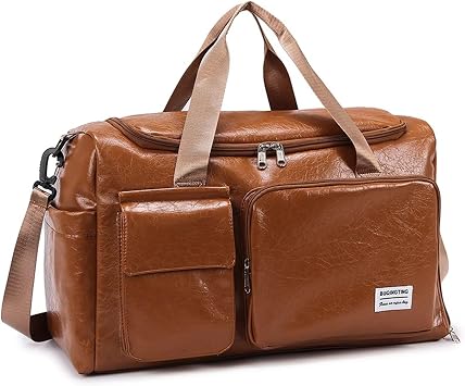 Sport Gym Bag for Women Men, Weekend Travel Bags with Shoes Compartment, Dry & Wet Seperated Luggage Bags for Travel, Gym, Sports, Weekender