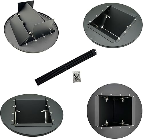 Miniatura 6 de Trampa para ratones con tapa de cubo de metal de 5 galones, diseño de inclinación de 45 que hace más fácil capturar, material de metal resistente,