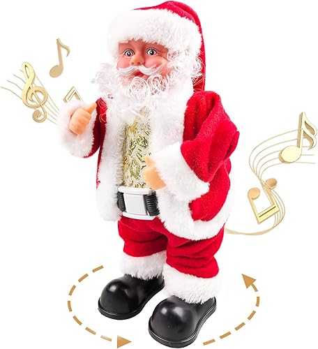 Twerking Santa Claus, Booty Shaking Walking Santa Singing & Baile Juguete Animado Musical - Canción Española