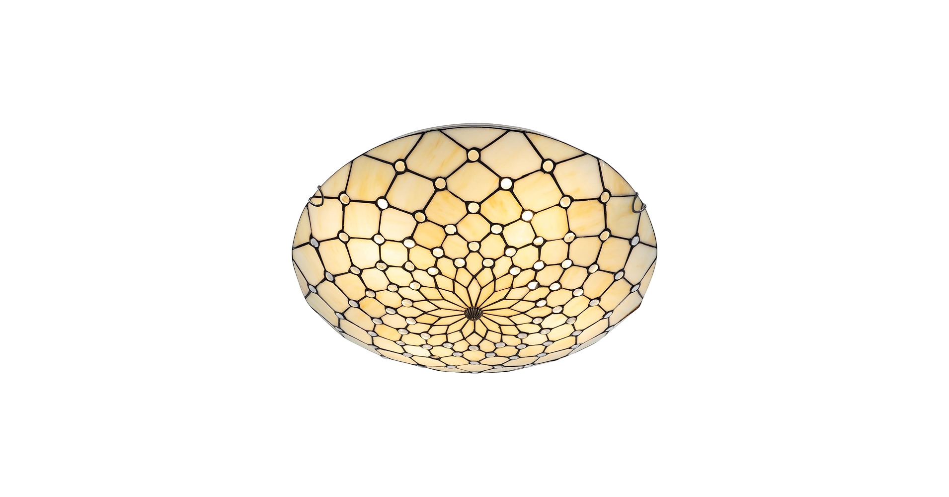kangten 20'' Vintage Tiffany Style Flush Mount Ceiling