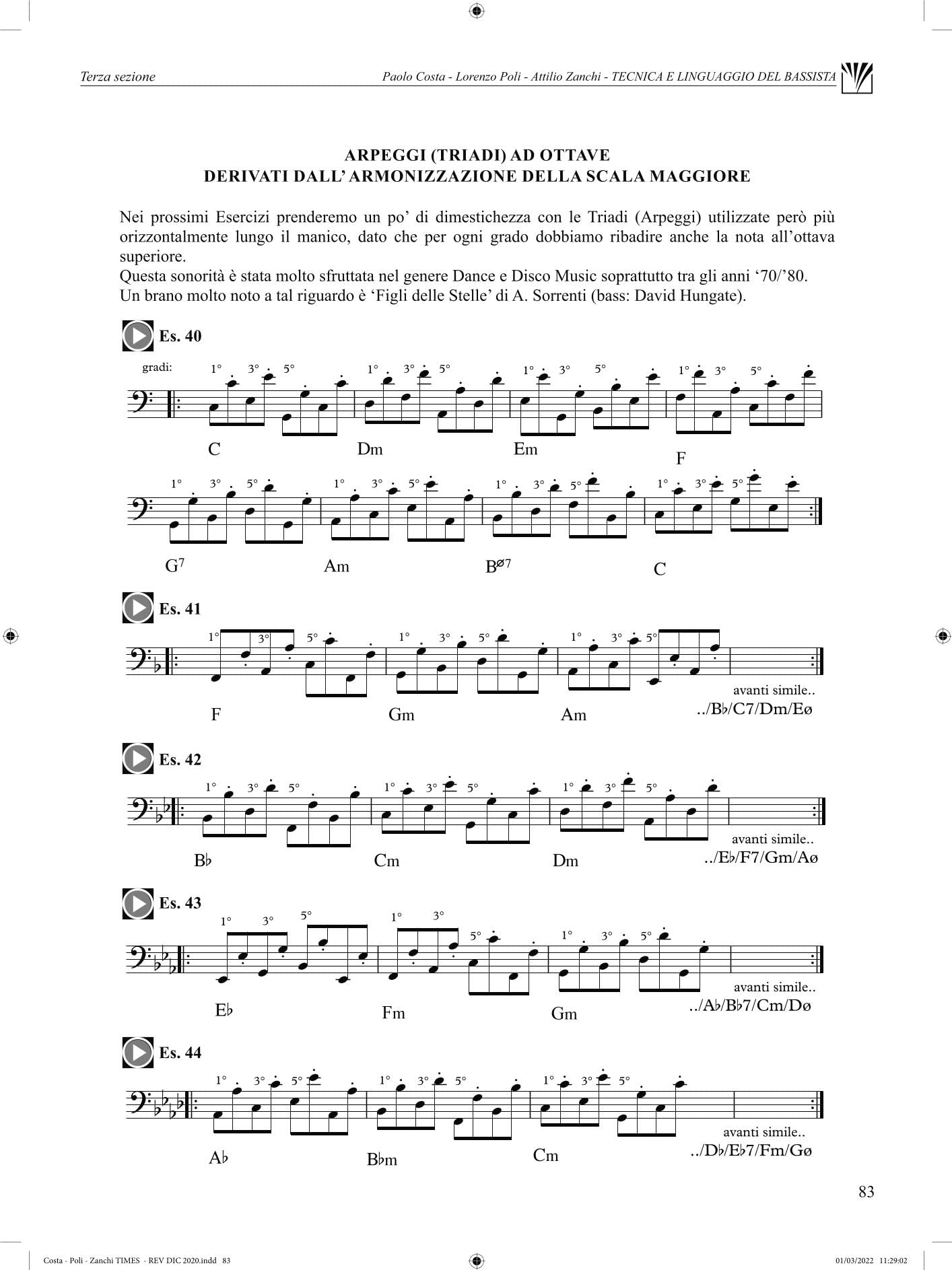 Tecnica e linguaggio del bassista. Corso teorico pratico a indirizzo pop rock. Con File audio per il download