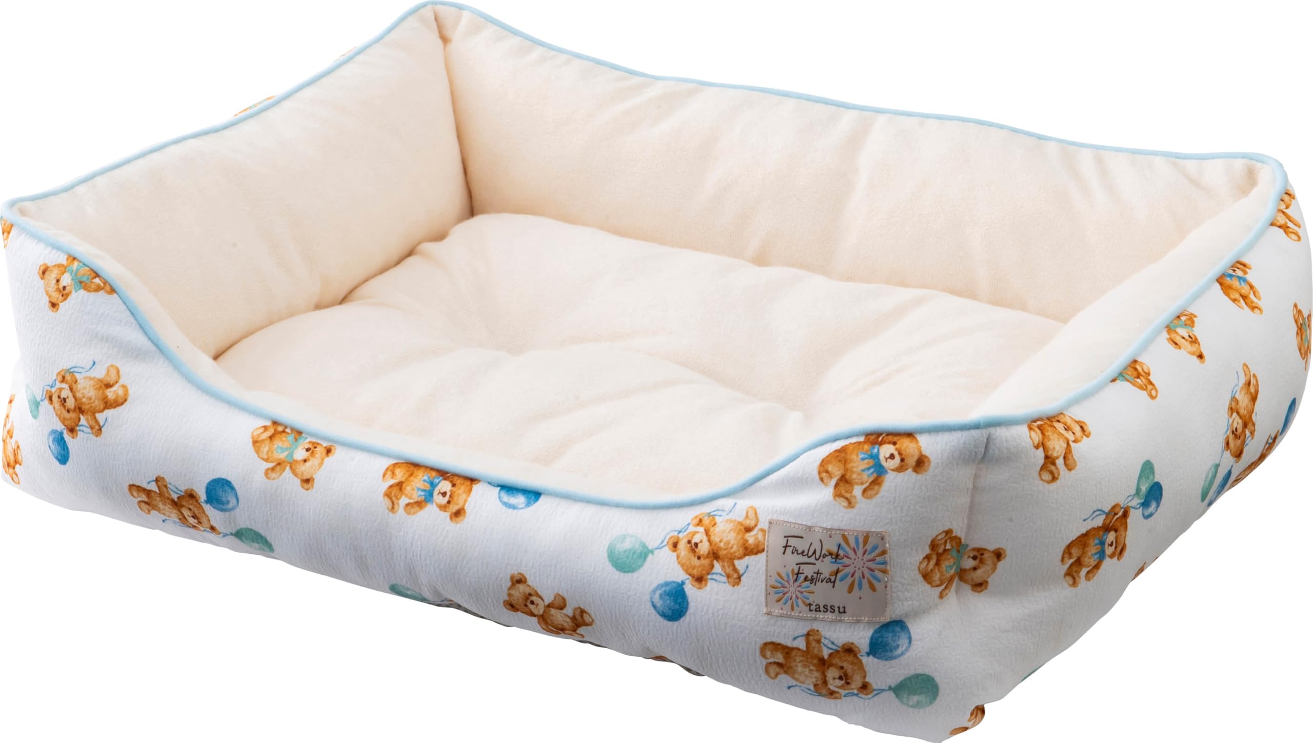Amazon.co.jp: スクエアベッドM 初夏の ペットベッド tassu タッス