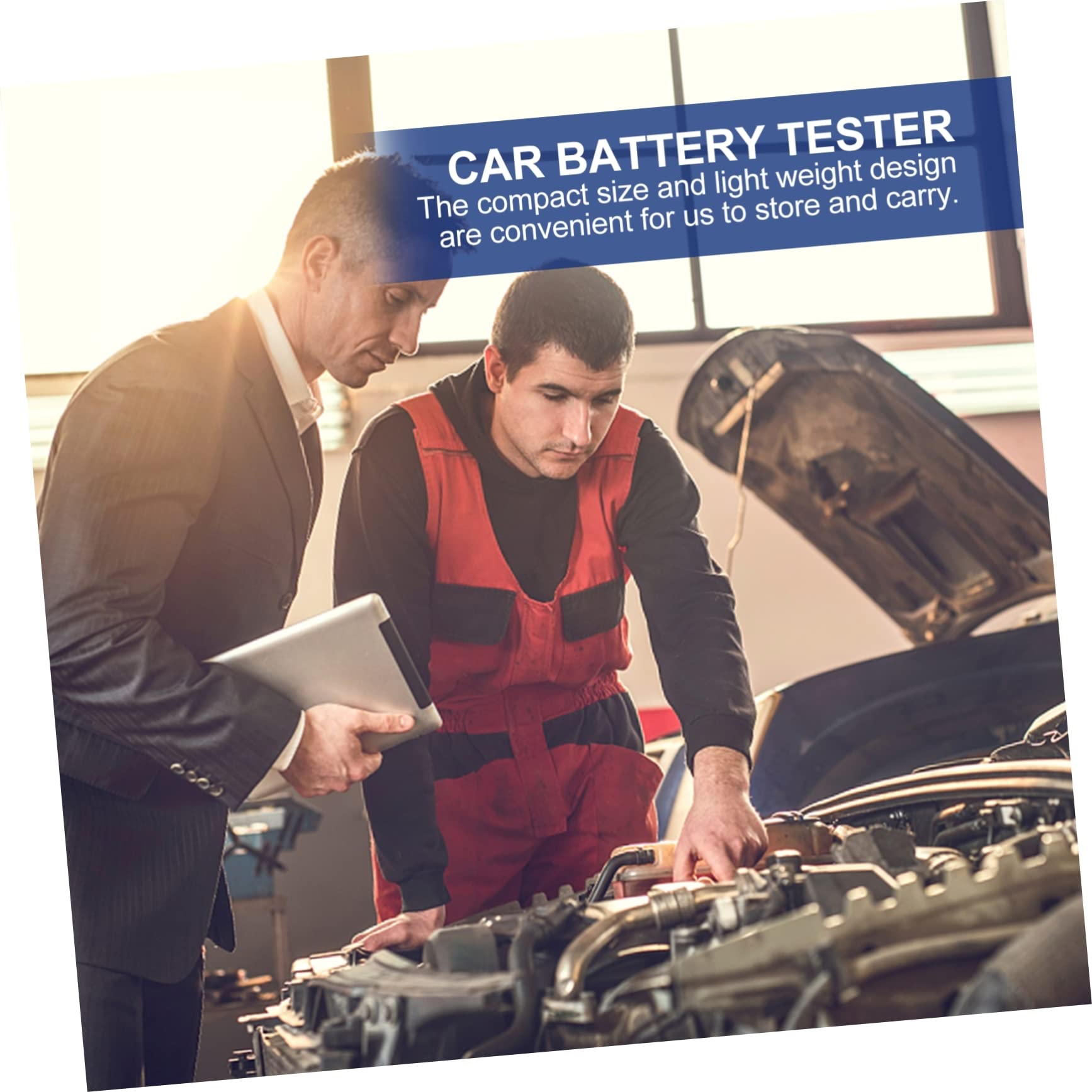 Alipis Analizzatore Di Batteria Auto Tester Di Carico Per Batterie Auto Funzione Di Stampa Strumento Di Compatto