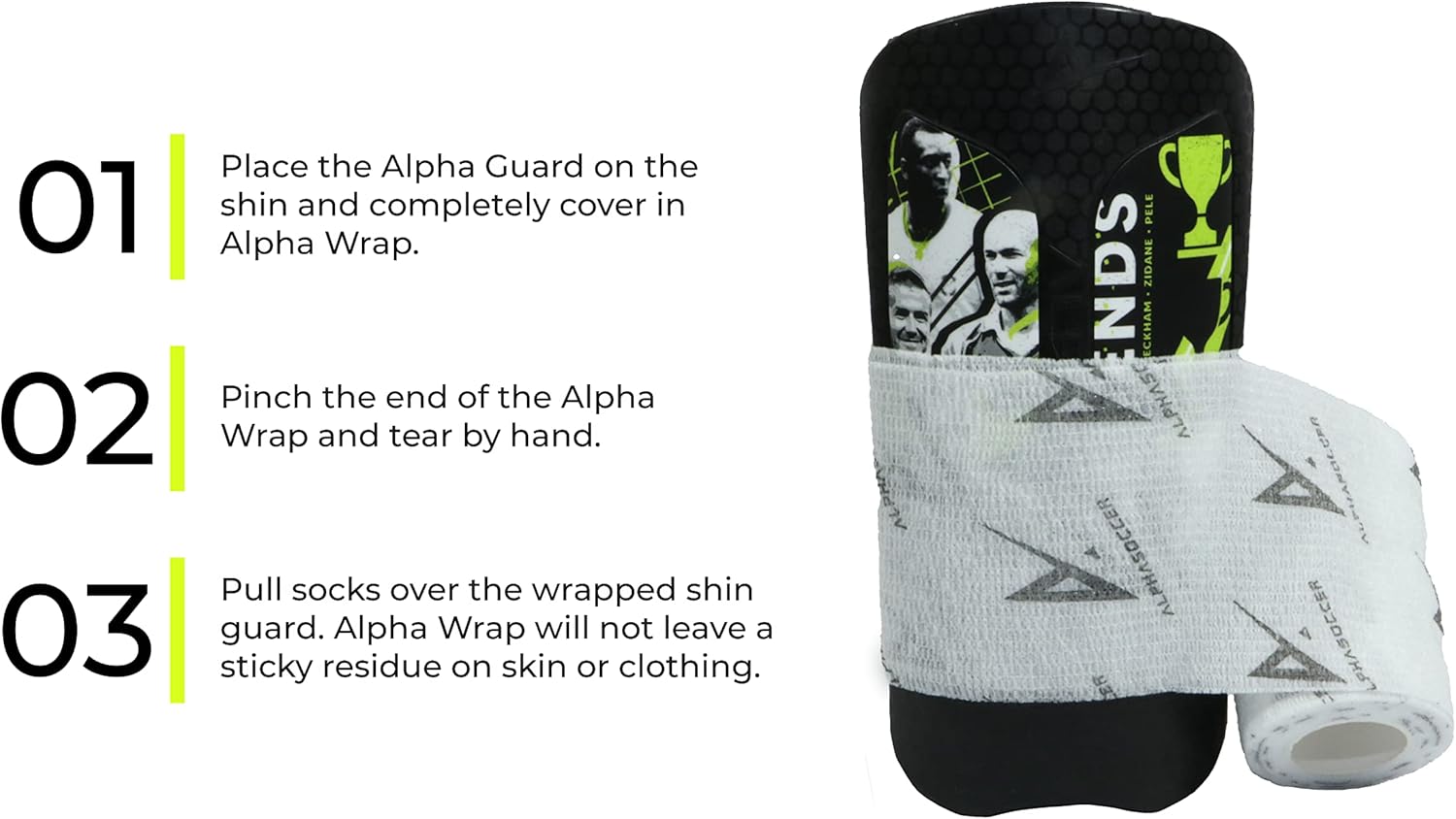 Shin Guards - Soccer Protective Gear, Lightweight Shin Guard Set with Single Straps