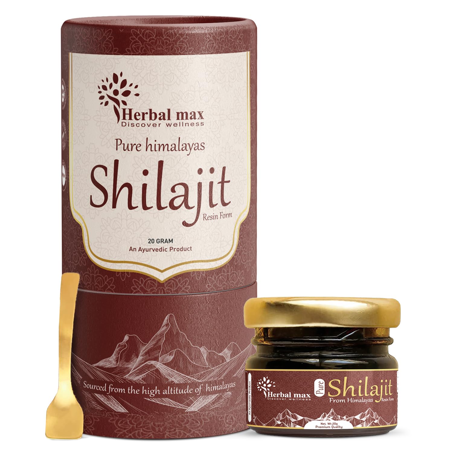 Herbal max Pure Himalayan Shilajit/Shilajeet Resin 20g Helps Improve Performance, Endurance, Stamina, Strength, Energy and Immunity (B0BPHRWYJ3) Amazon Price History, Amazon Price Tracker