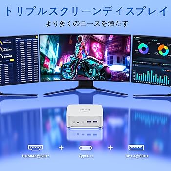 Amazon.co.jp: ミニPC FUNYET 最新第12世代 インテル N95 小型 ミニPC