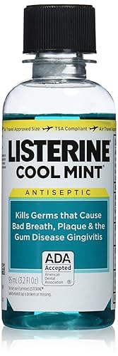 Listerine adulto antiséptico enjuague bucal, Menta Fresca, 3.2ounce (paquete de 24) disponible en Yaxa Colombia