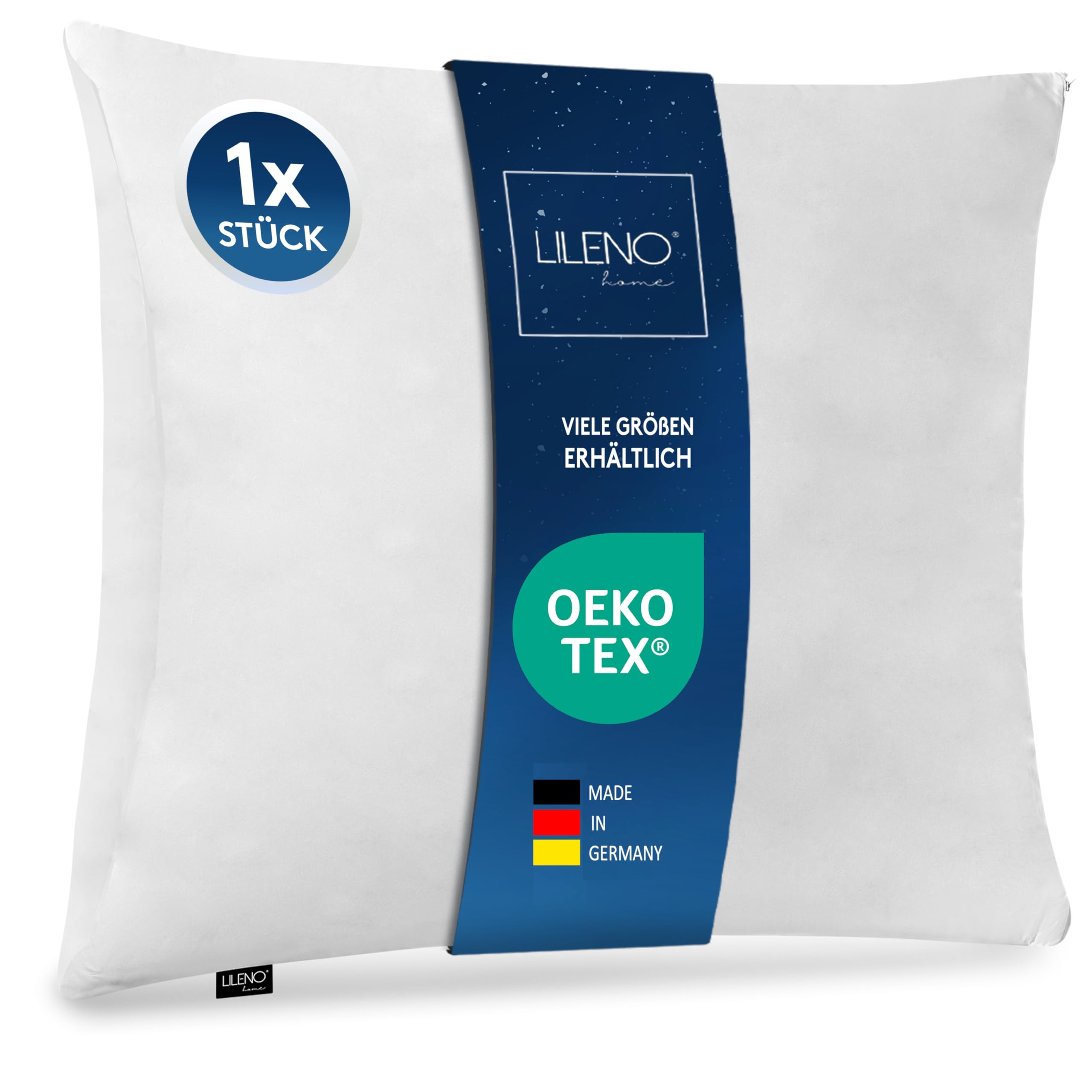 LILENO HOME 4er Set Kissenfüllung 45 x 45 cm - waschbares Innenkissen