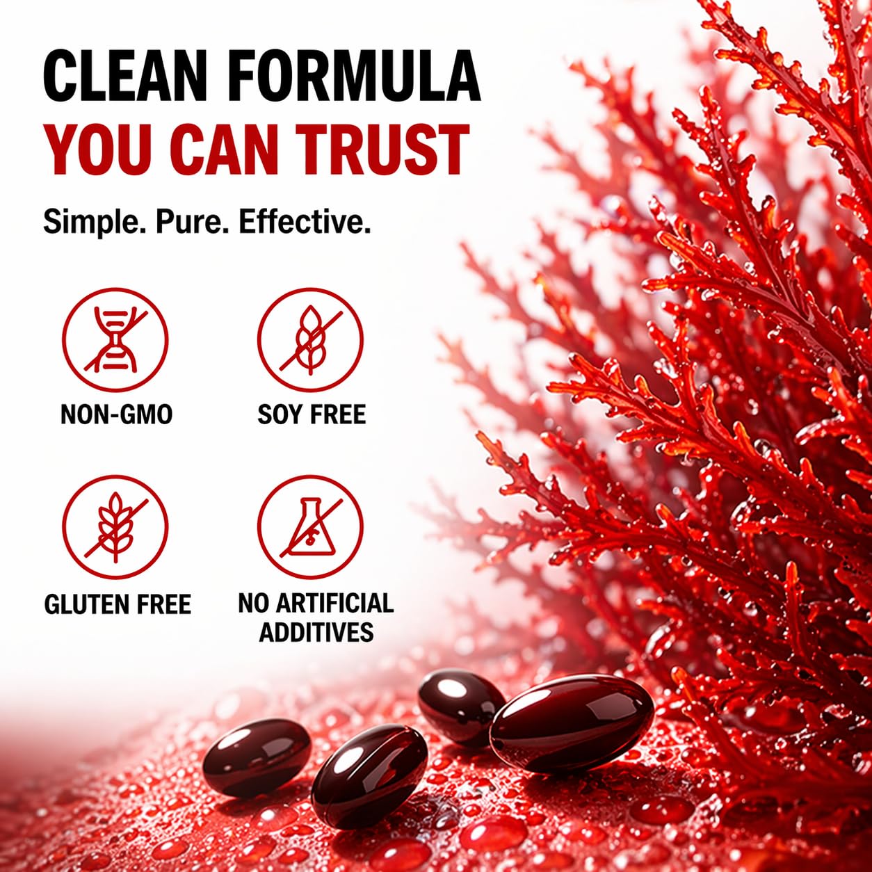 Astaxanthin 12mg Softgels Supplement, 120 Natural Astaxanthin from Microalgae with MCT Oil for Better Absorption, High Potency Antioxidant for Skin Eye Heart Joint Support, Non-GMO Gluten Free — Amazon image 4