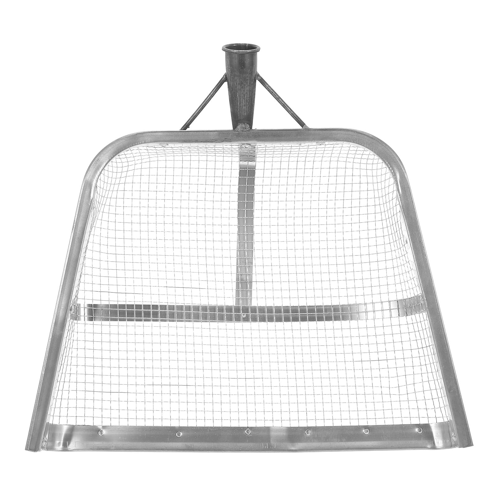 Metal Sifting Shovel for Gardening Compact Drain Spade Tool for Soil Digging Maize Grain Collection Lightweight Garden Hand Trowel for Home Use