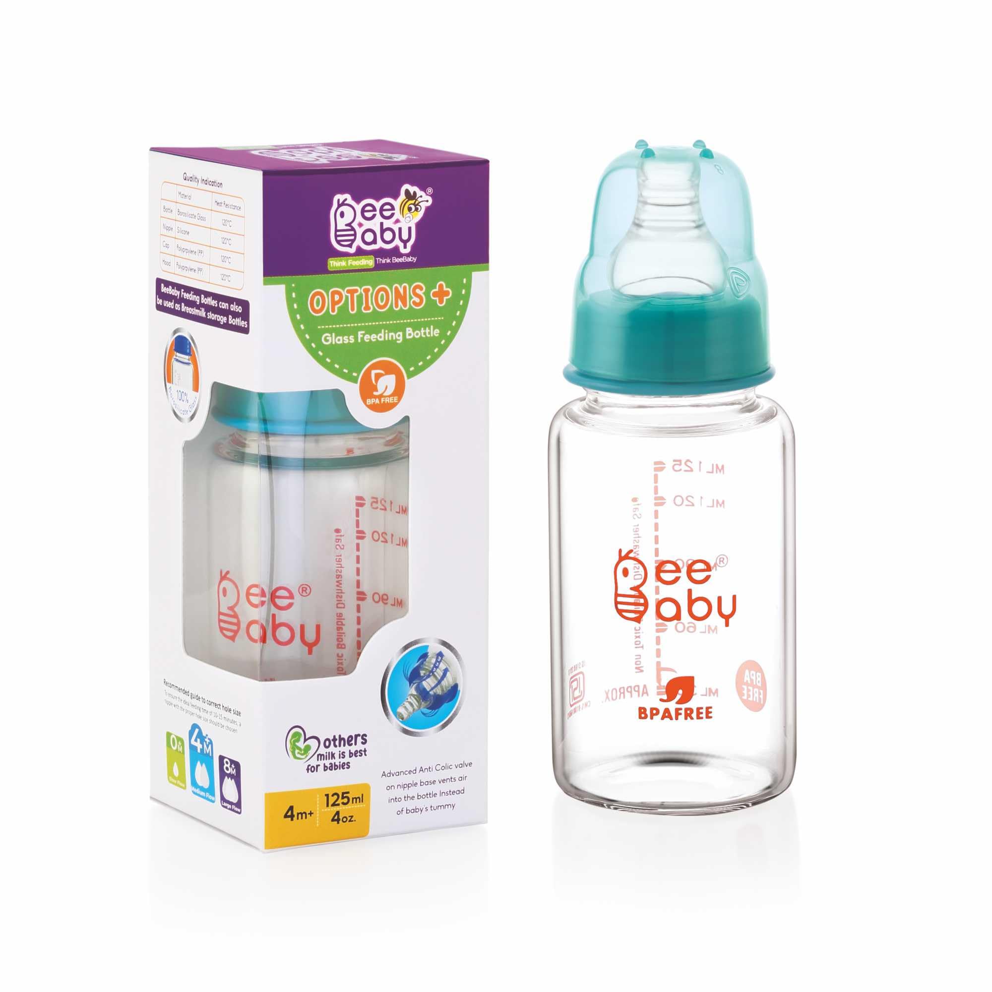 BEEBABY 2 in 1 Spout & Straw Sippy Cup with Detachable Handle for 9 Months Baby/Toddler, Leak Proof, 100% BPA Free, Easy to Hold, Frim Grip Sipper Bottle for Kids 150 ml / 5 oz (Blue, 9 M+)