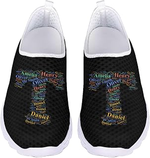 Custom Name Sneakers - Personalized Gifts for Men Women Teens, Ideal for Daily Wear Workout Casual Outings Travel