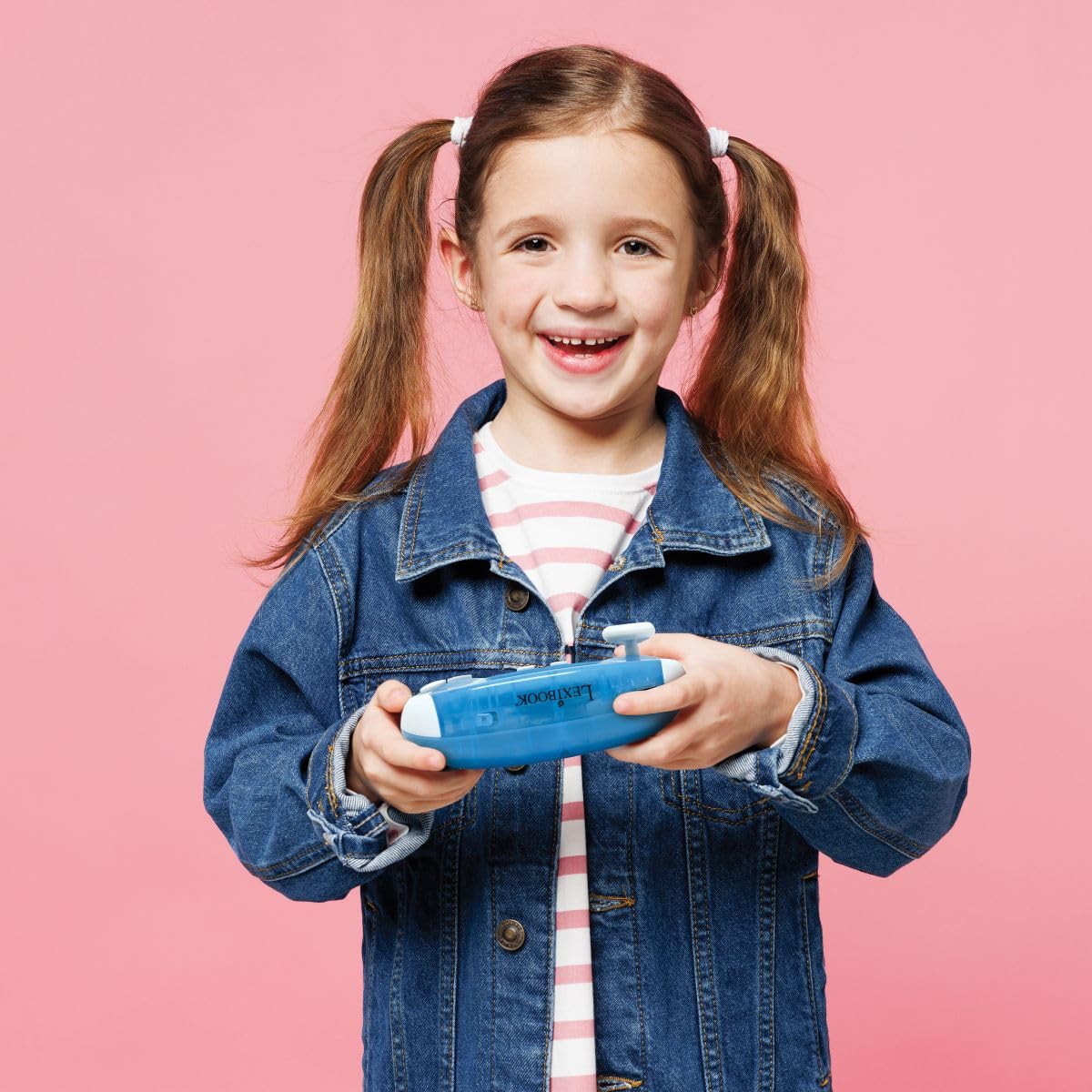 Lexibook, Elektryczna konsola edukacyjna dwujęzyczna przenośna mówca, kolorowy ekran LCD 2,8", 100 zajęć w języku angielskim i włoskim, kabel do ładowania USB-C, niebieski/biały, JCG100i5LXB