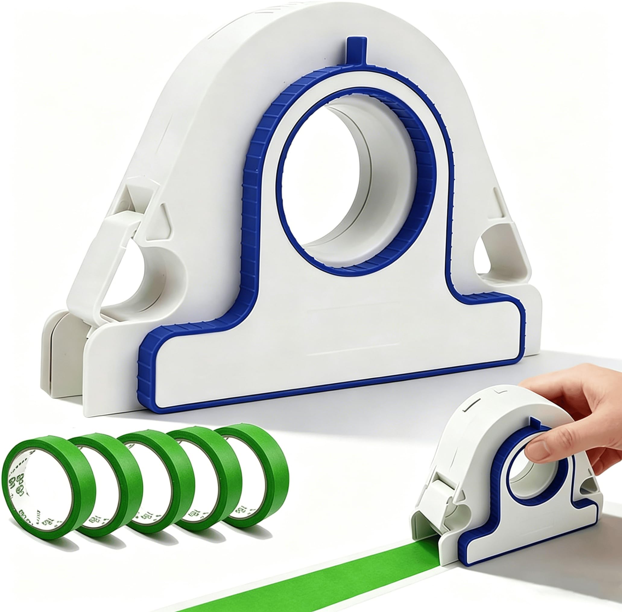 Applicateur De Ruban De Masquage avec Racler Intégré Et Outil D'espacement Supercher 1Mm pour Les Bords De Peinture Propres sur Les Fenêtres Et Les Portes De Garne