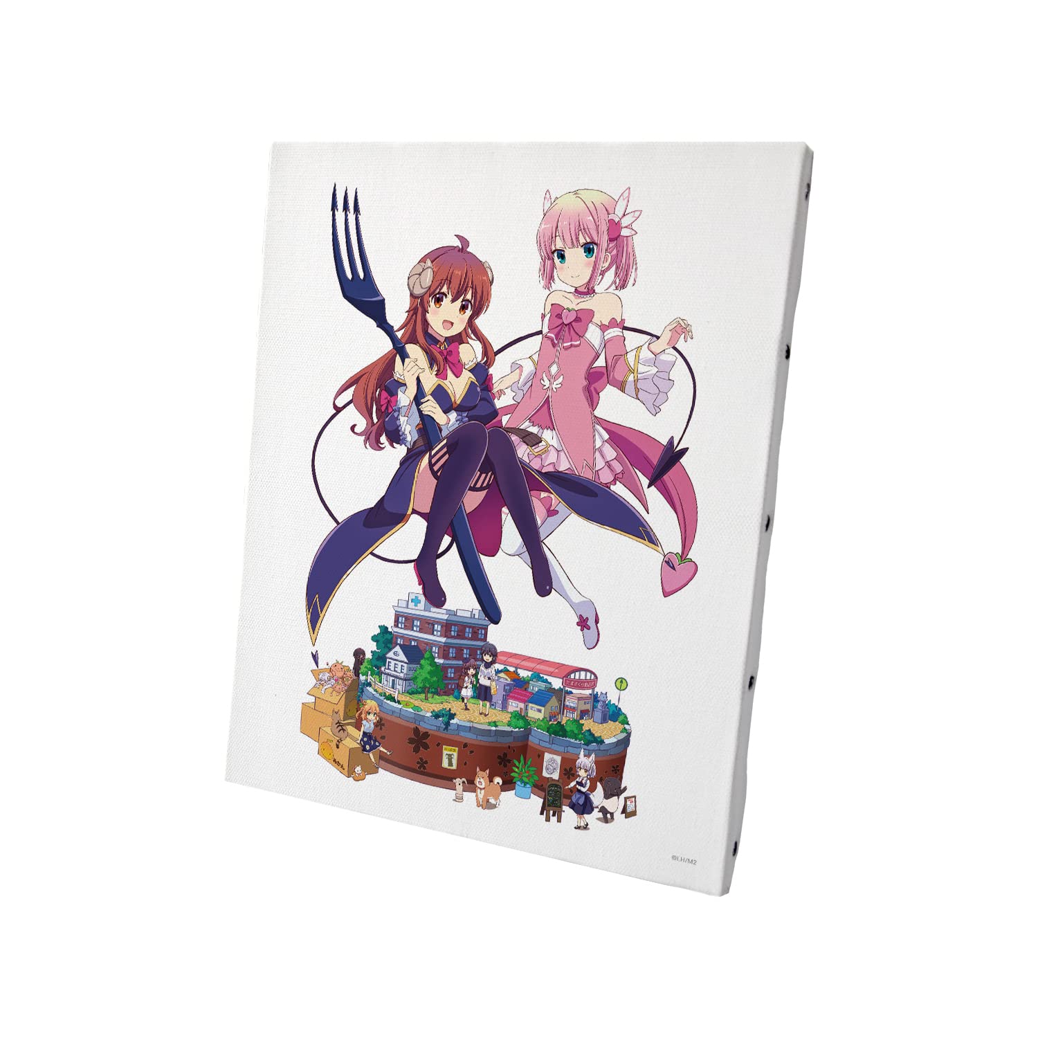 まちカドまぞく 2丁目 キービジュアル キャンバスボード Amazon.co.jp: TVアニメ「まちカドまぞく 2丁目」 キービジュアル