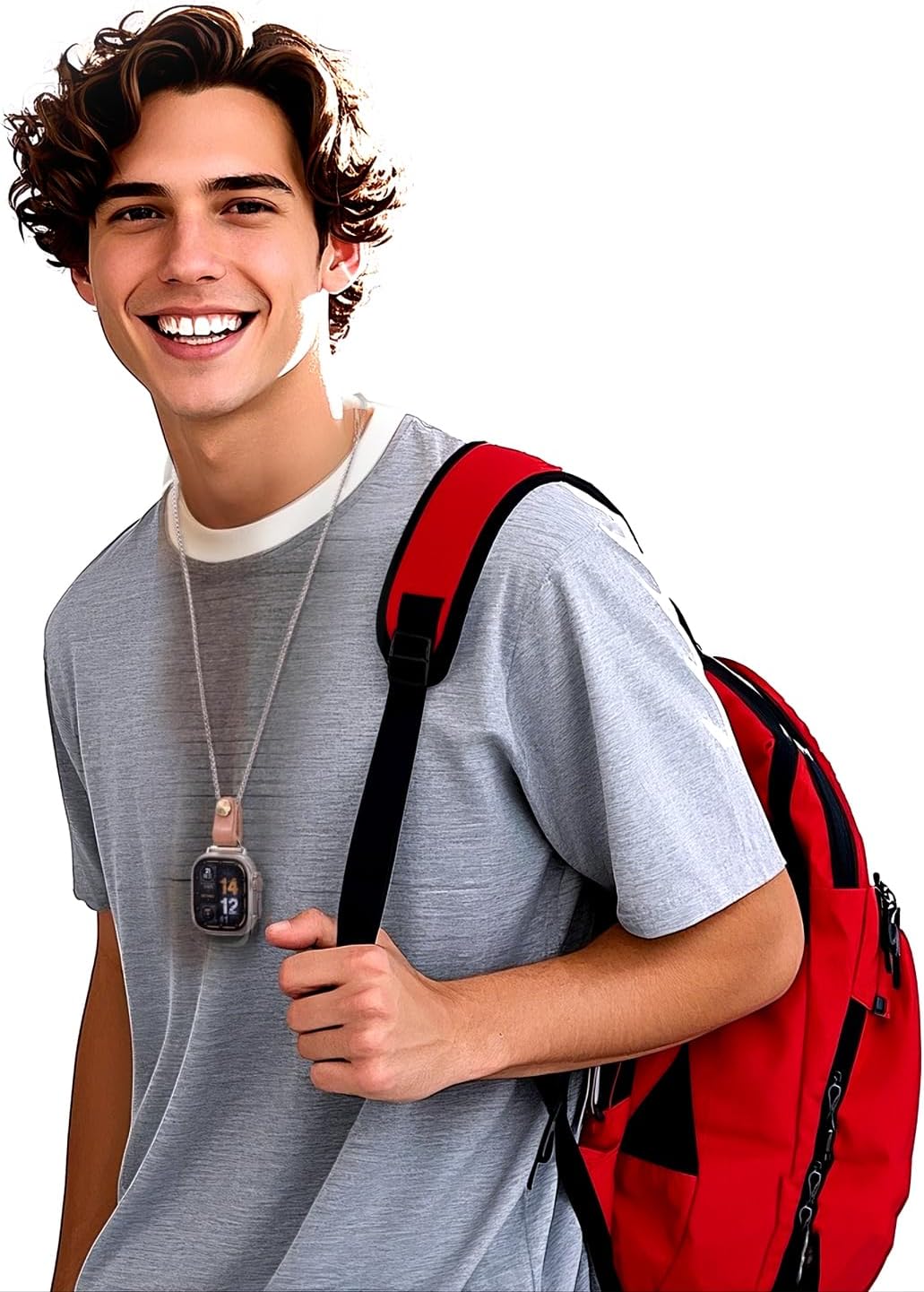 Titanium steel vegetable tanned leather for apple watch 123456789se10s11 ultra 49mm Fob Necklace Keychain Clip Pocket watch 46/45/44/42/41/40/38mm statement sweater chain sport