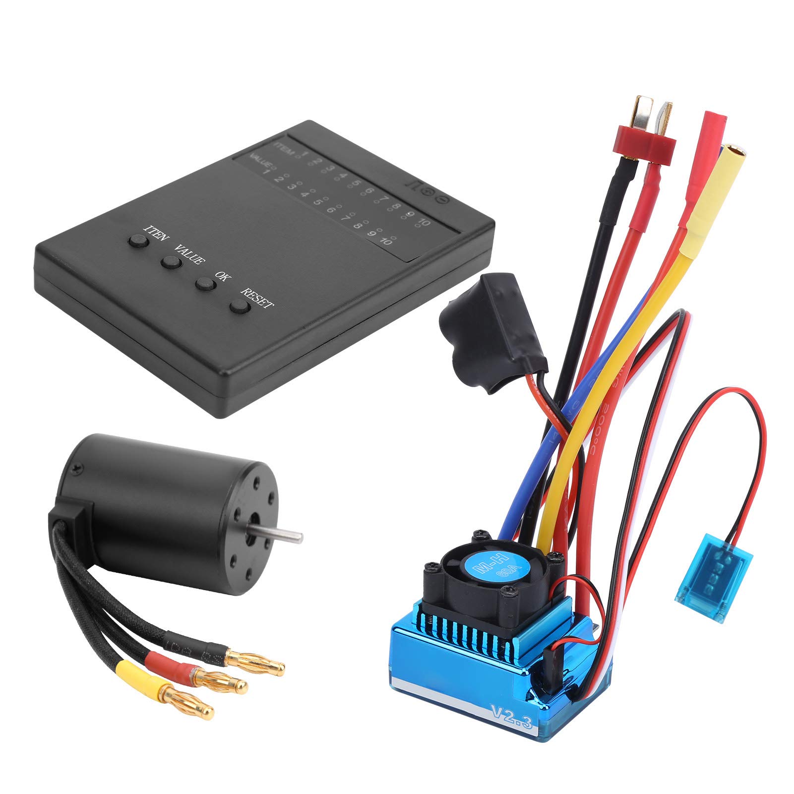 Changor Silnik Bezszczotkowy 2300KV Wodoodporny 60A ESC Kompletny Zestaw do