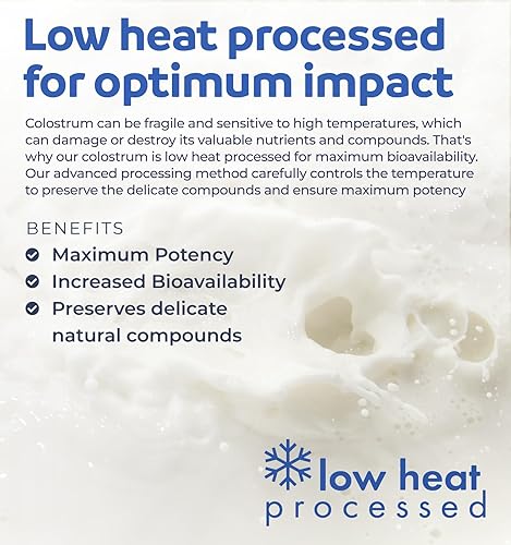 Miniatura 4 de Calostro bovino para mujer  Suplemento de calostro con 1,000 mg por porción e inmunoglobulinas IgG 30% del primer ordeño  Procesado a bajo calor