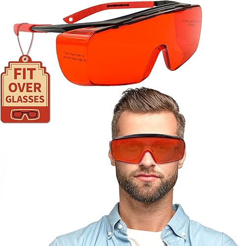 JILERWEAR gafas protectoras profesionales del laser 190nm-540nm, se pueden utilizar para el grabado del laser, retiro del punto de la belleza