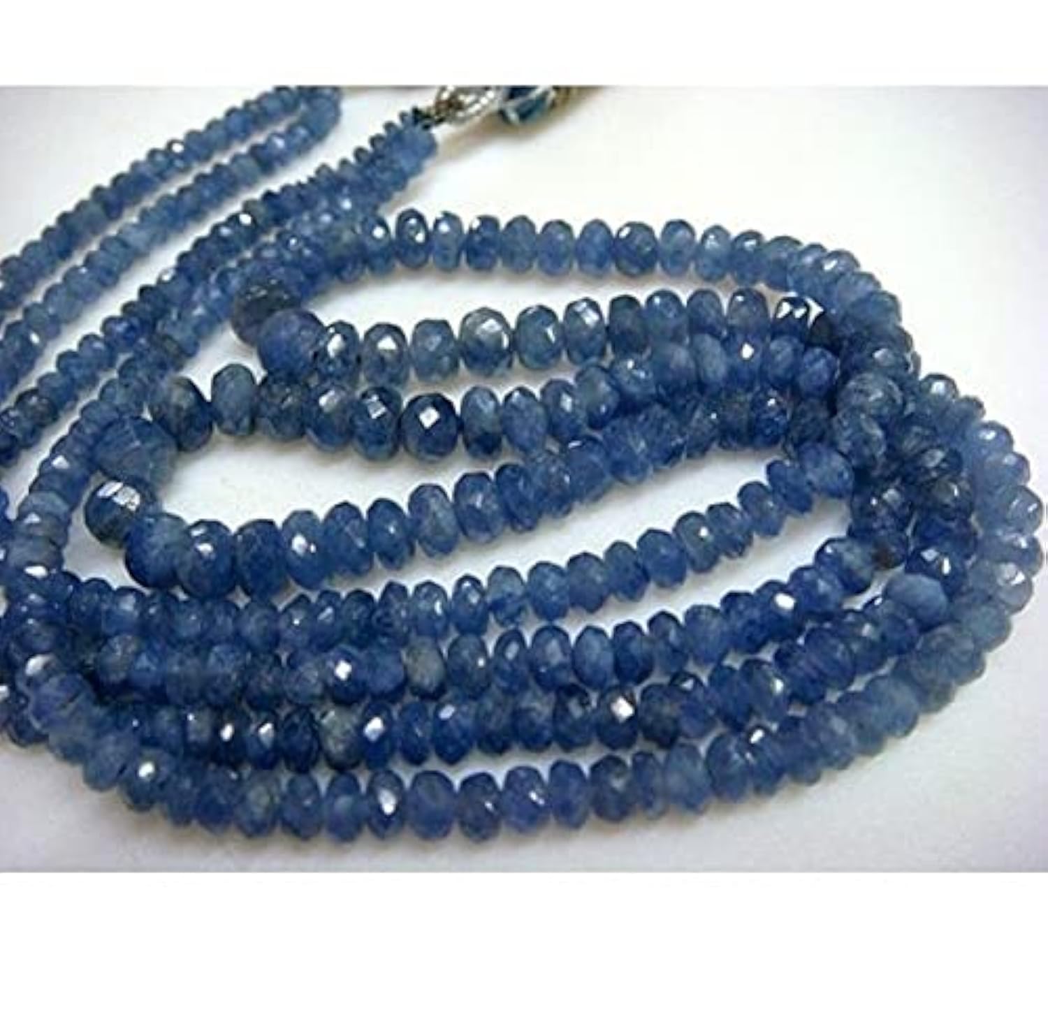 Rondelles en saphir bleu naturel pour création de bijoux uniques LKBEADS