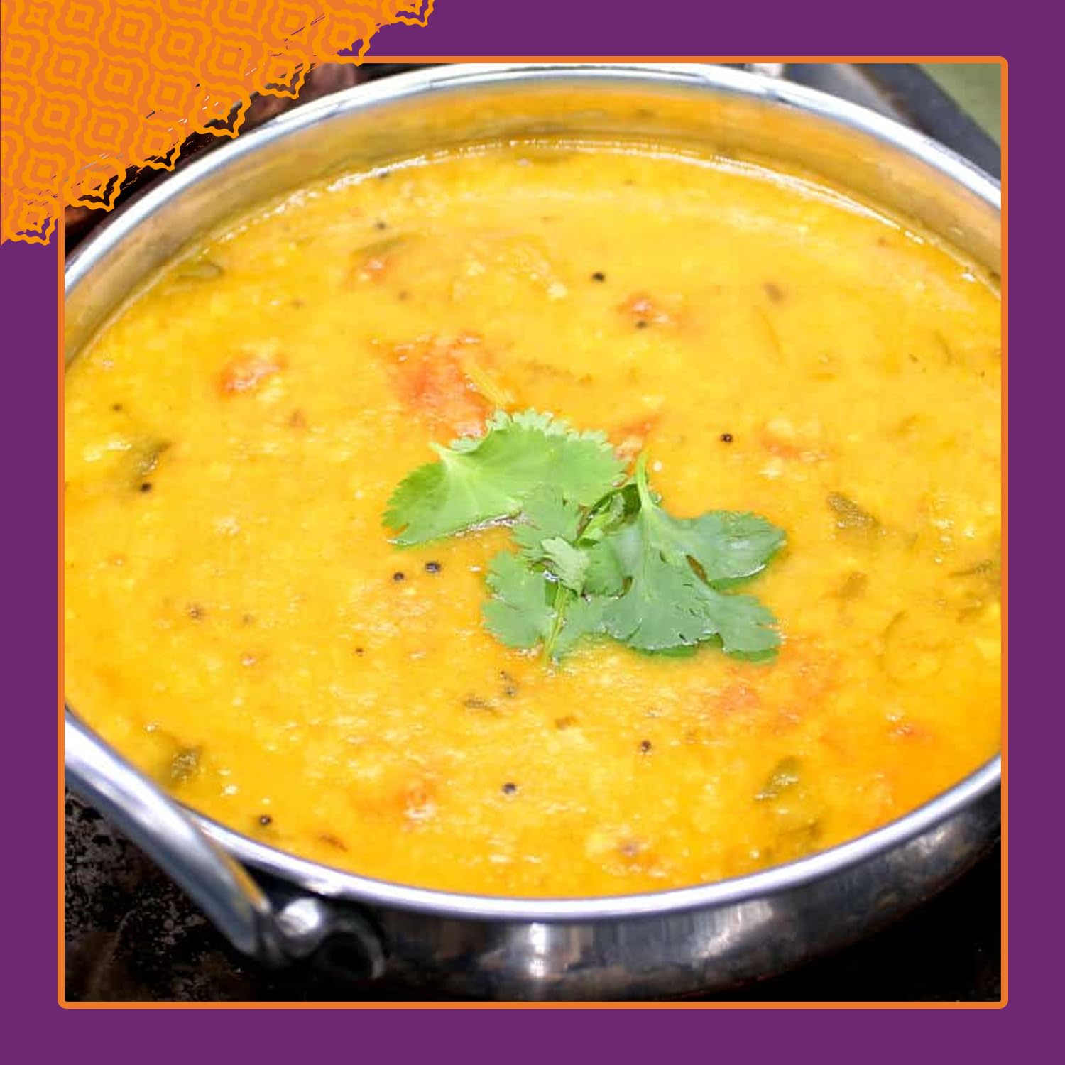 Patak’s Madras Yellow Dal - Savory Yellow Lentils in Creamy Coconut Milk w/Sweet Peppers & Spices - Vegan Microwaveable Meal for Quick Lunches or Dinners - Serve w/Rice or Naan - 10.05oz (Pack of 3)
