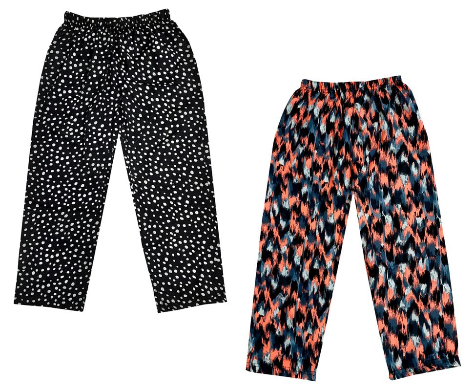 Image of IndiWeavesGirls Crepe Printed Loose Capri 3 /4th Pants