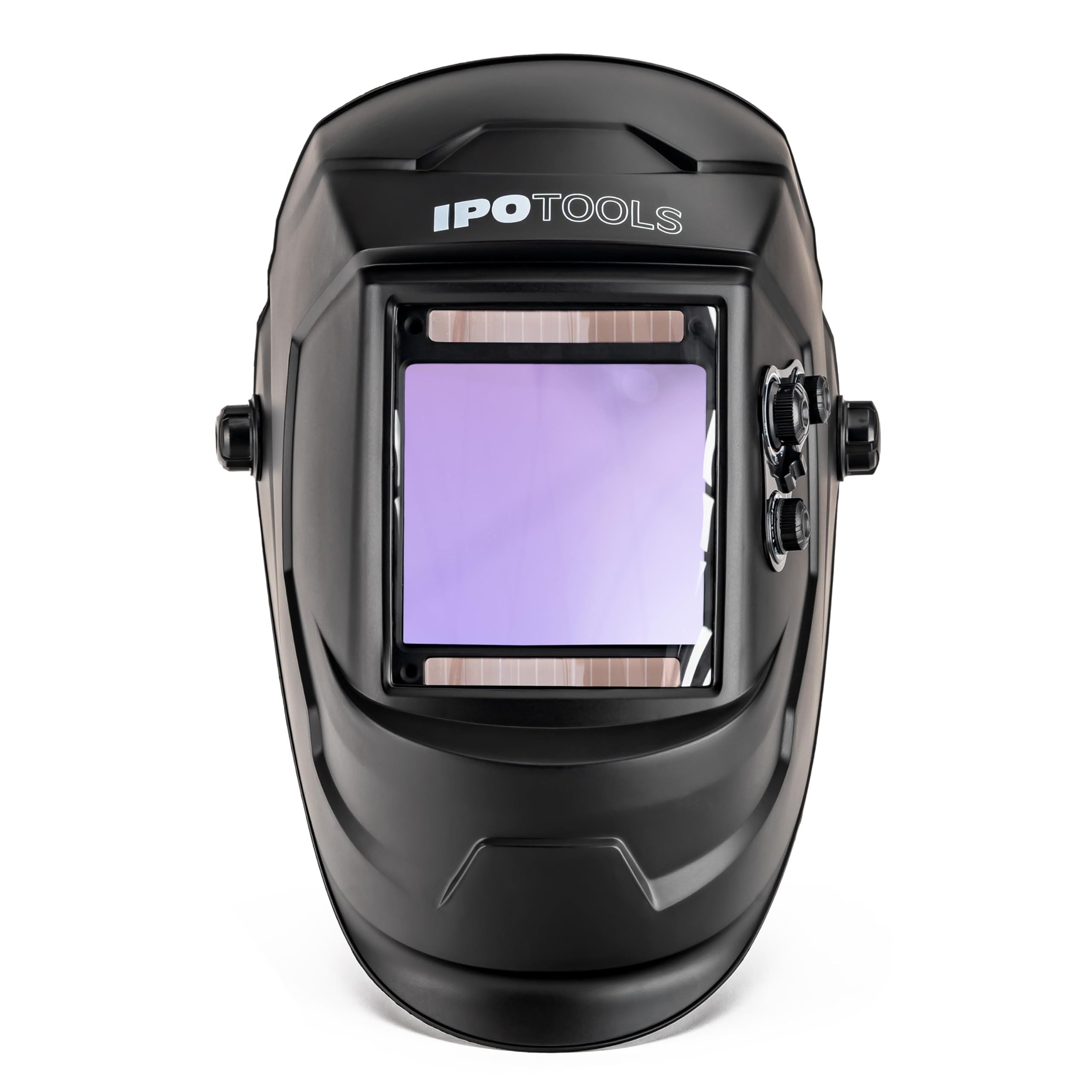 Casco da saldatura automatico IPOTOOLS LY800H – Maschera per saldatura con tecnologia True-Colour, campo visivo XXL (100 × 93 mm), classe ottica 1/1/1/1, e 4 sensori di alta qualità