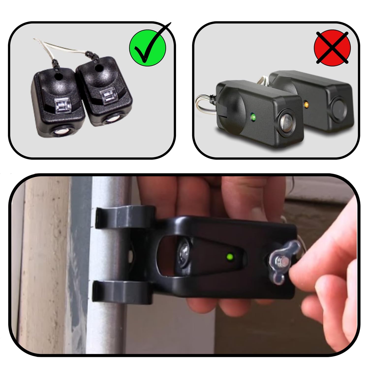 Garage Door Sensor Shield for New LiftMaster Garage Door Sensors Sun Shield, Essential Garage Accessories, Protects Garage Door Sensor from Sunlight Interference, Garage Door Sensor Protector (5)