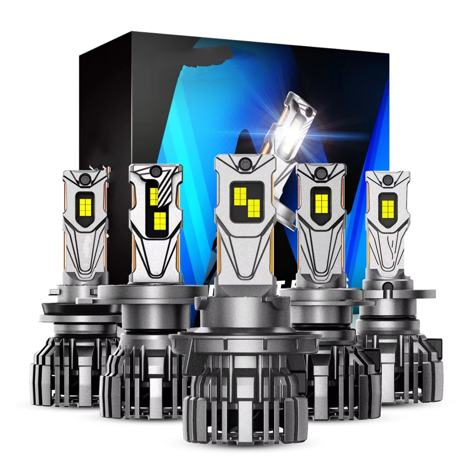 H7 Led 140W 30000LM H4 lámpara LED Canbus H11 H8 H9 9005 HB3 9006 HB4 H13 9007 9004 bombillas de faro delantero de coche brillantes 6500K Montaje De Faros