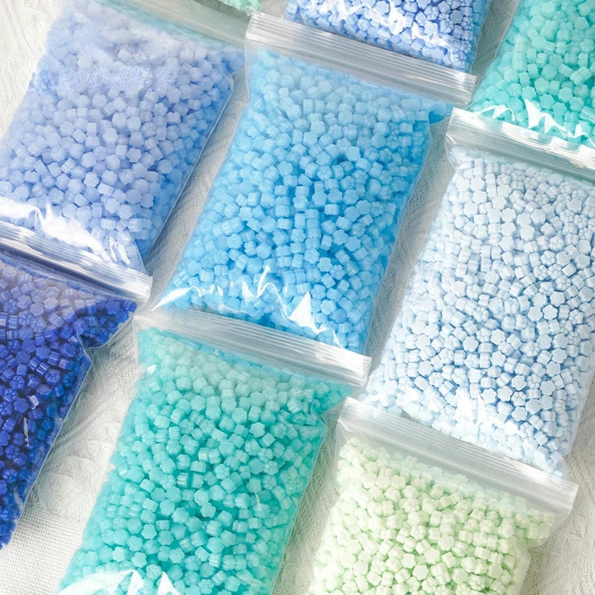 Perle di cera sigillanti, 48 colori fuoco sigillo cera granulare 500g grande sacchetto multicolore opzionale carino gatto artiglio fuoco sigillo cera invito busta documento(FGR029)