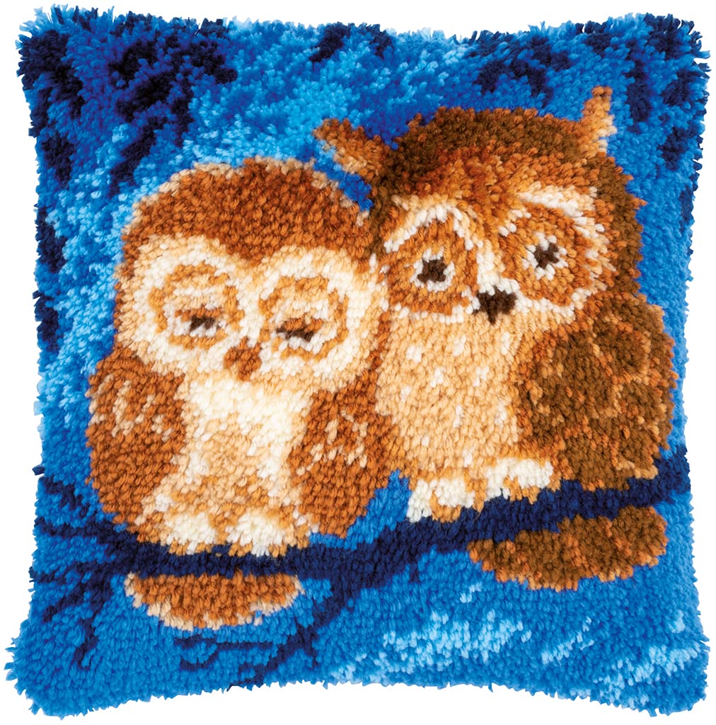 Vervaco Multicoloured Latch Hook Cushion, 40X40cm
