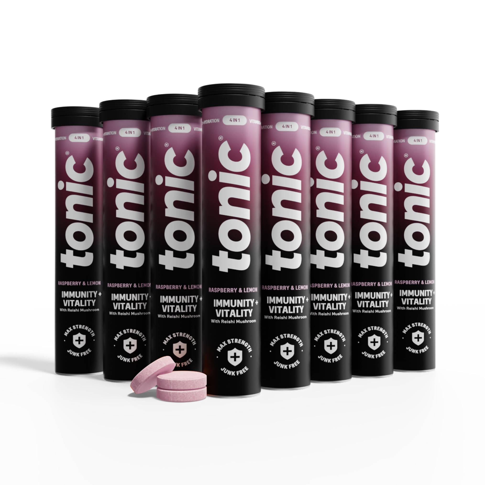 Tonic Health Immunity & Vitality Tablets - 4-in-1 Effervescent
