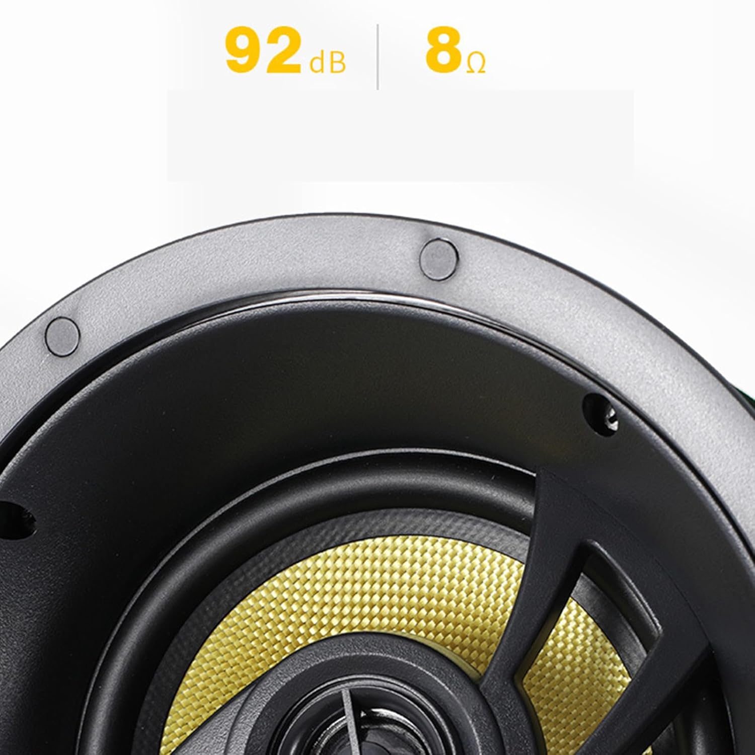 Universal Diaphragm Speakers Car Speaker Universal Quick Replacement Component Speaker Vehicle Door/Side Panel Mount Suitable for Home