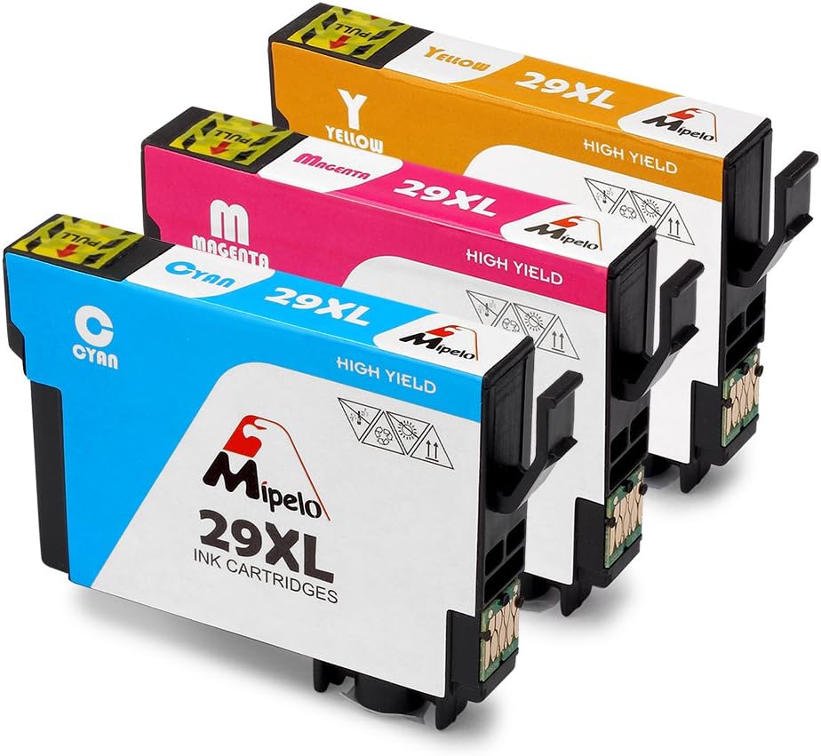 Mipelo Replacement for Epson 29 29XL - High-Capacity Printer Ink Cartridge for use with Epson Expression Home XP-332 XP-235 XP-432 XP-435 XP-445 XP-442 XP-335 XP-345 XP-342 XP-245 XP-247 Printer 3 Packs