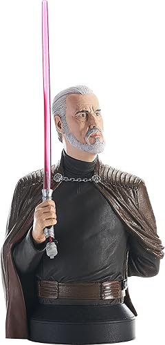 Diamond Select Toys Star Wars: Revenge of The Sith: Count Dooku - Busto a escala 1:6, multicolor