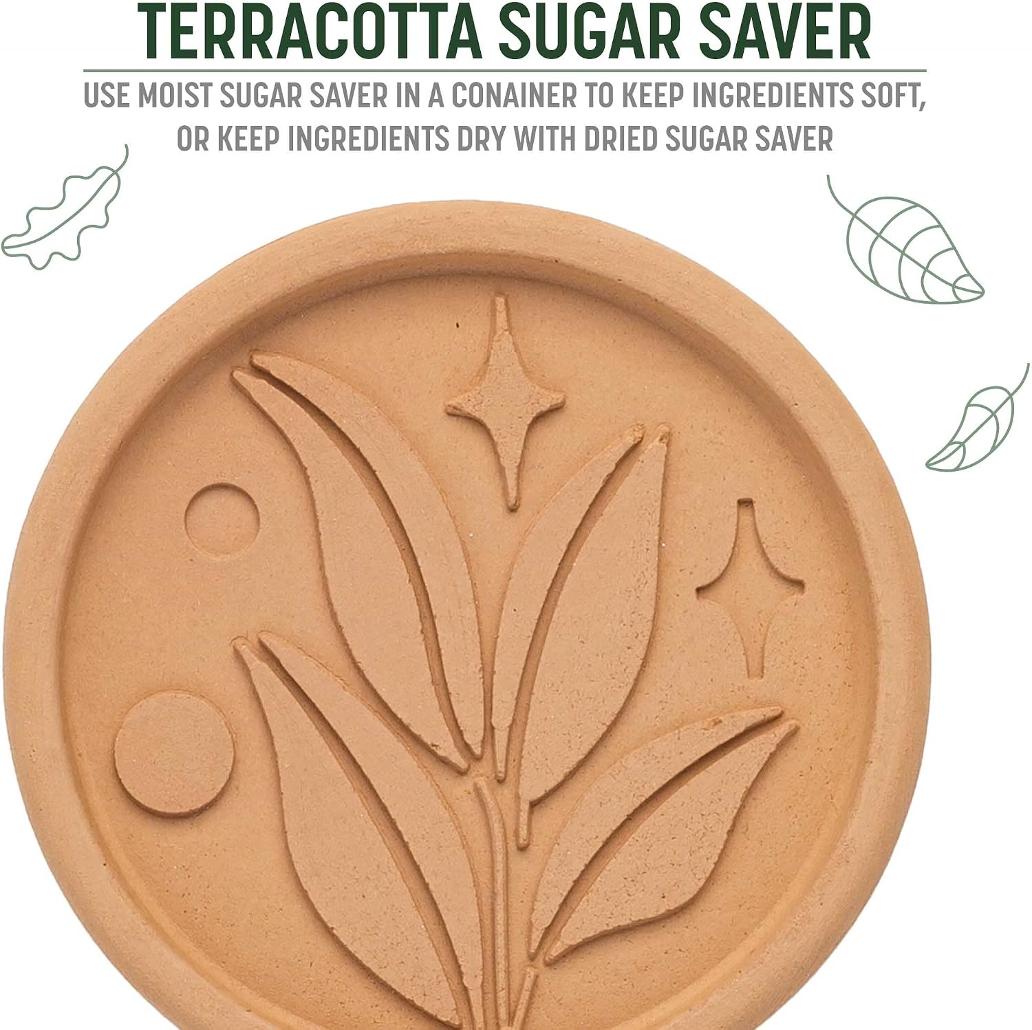 Goodful Brown Sugar Saver and Softener Disc with Airtight Storage Container, Multiple Uses for Food Storage Containers, Reusable and Food Safe, 1-Quart Container with Sugar Saver Disk image 5