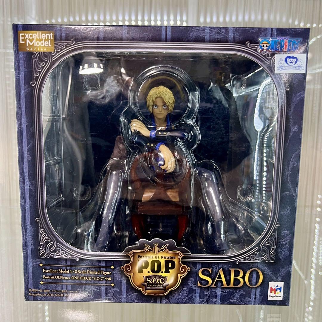 Amazon.co.jp: ワンピース フィギュア POP SOC サボ 革命軍 椅子 