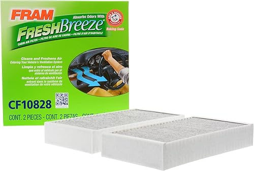 Fram Fresh Breeze - Filtro de aire de cabina con bicarbonato de sodio Arm & Hammer, CF10828 para vehículos Mercedes-Benz