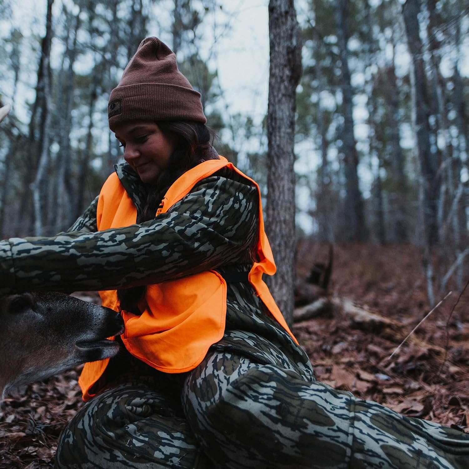 HME Orange Hunting Safety Vest – High Visibility Blaze Orange Vest for Hunters