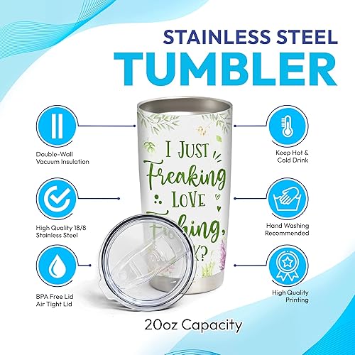 Miniatura 4 de Hyturtle Vaso de pesca personalizado para mujeres, regalos de cumpleaños y Navidad para amantes de la pesca, regalos de pesca, regalos para amantes