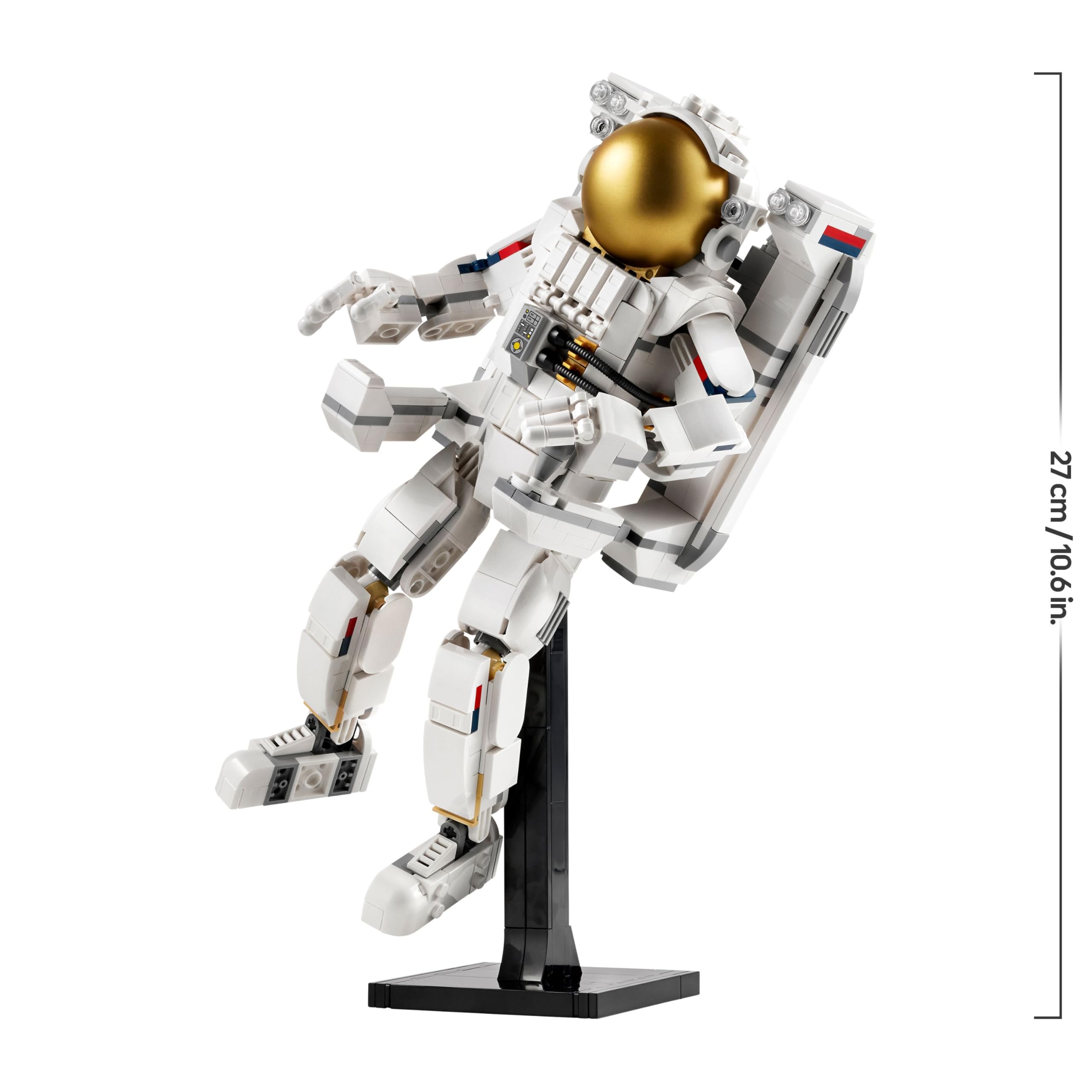 LEGO Creator 3 in 1 Astronauta Spaziale Trasformabile in Cane Giocattolo o in Modellino di Astronave Viper Jet, Giochi da Costruire per Bambini e Bambine da 9 Anni, Idea Regalo a Tema Spazio 31152