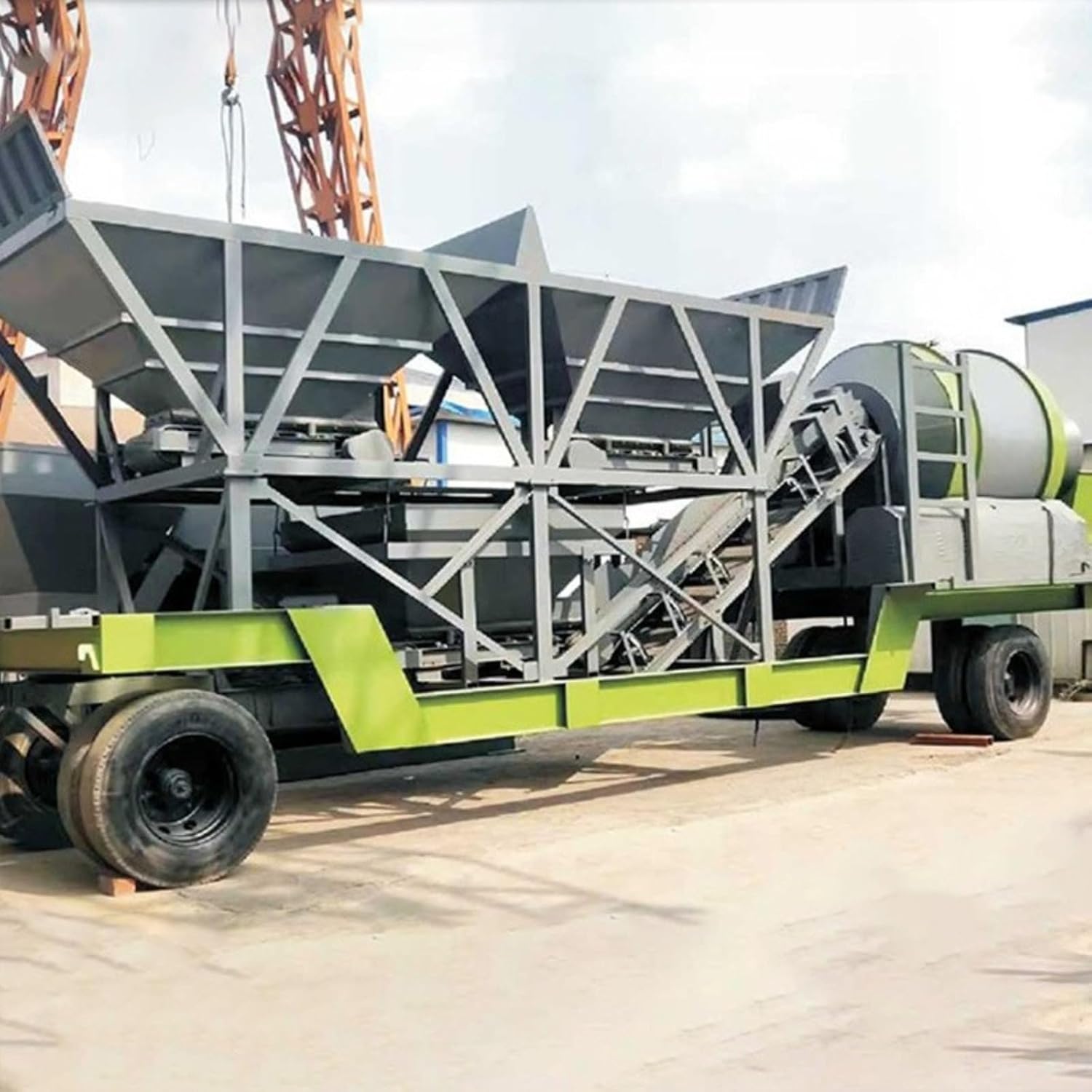Mini Mobile Concrete Batching Plant – Compact Portable Mixing Station for Small Construction Projects