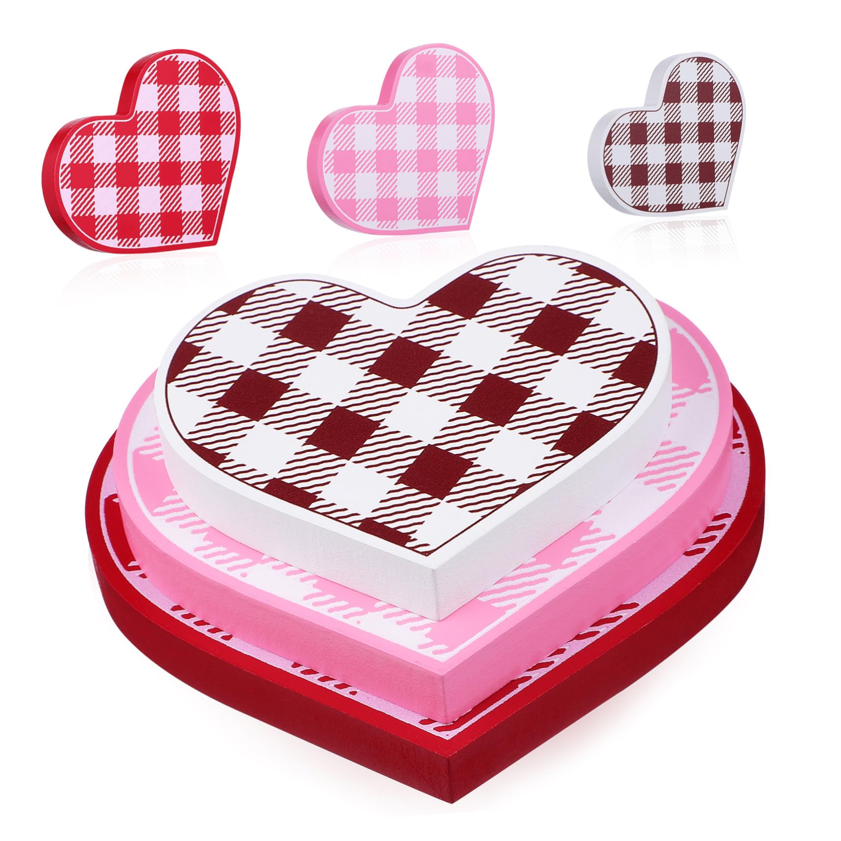 Centre de table rustique de Saint-Valentin pour décoration de table