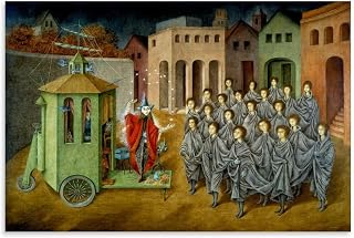 Remedios Varo Painters' Works「The Juggler」Poster Art Canvas Painting Decor Wall Print Photo Gifts Home Modern Decoratives 08x12inch(20x30cm)