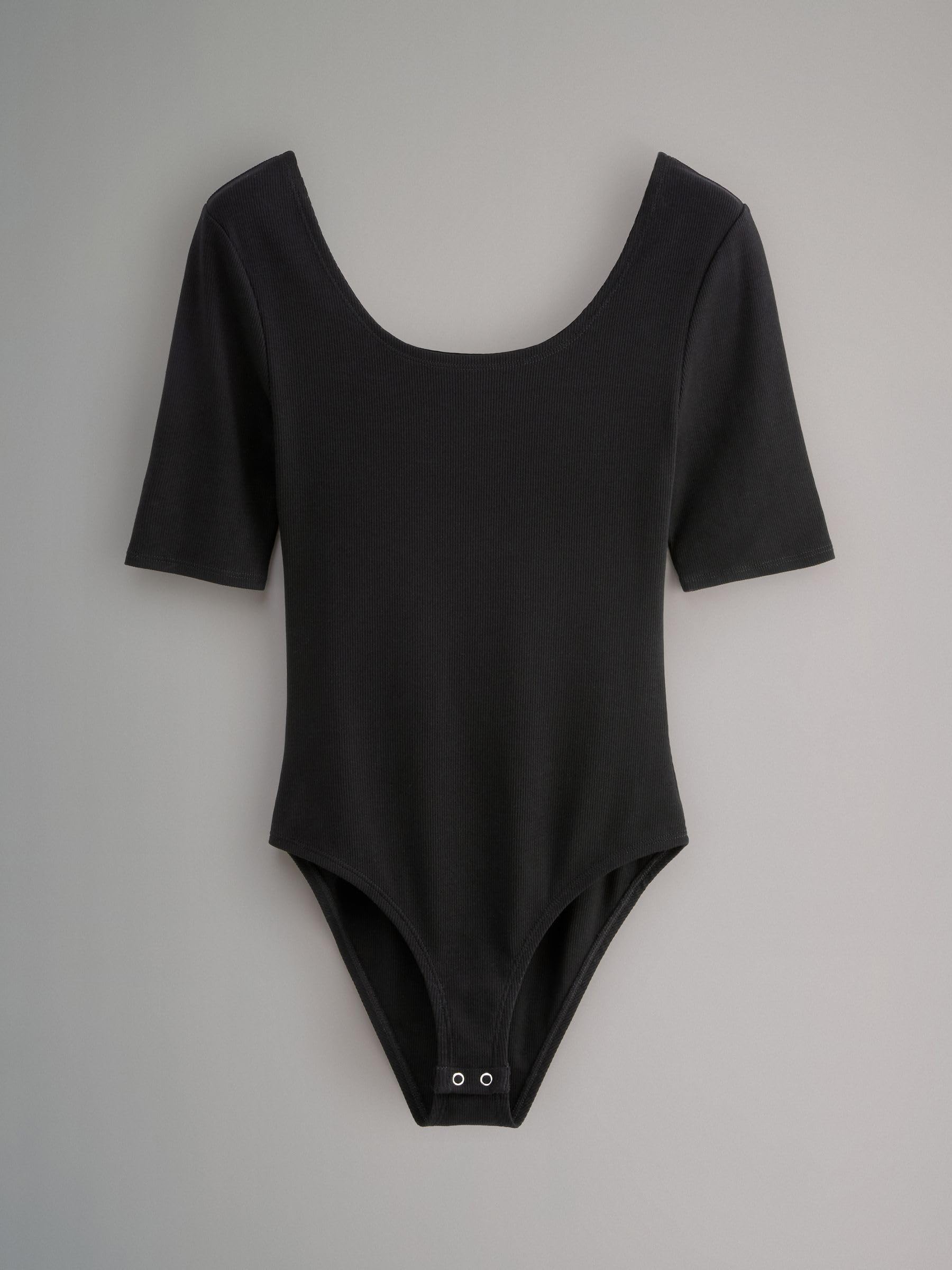THE SET Femme Body côtelés à encolure dégagée, lot de 3