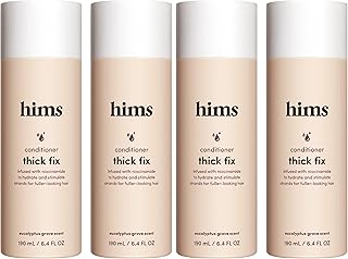 hims Thick Fix Conditioner - Hair Loss Conditioner With Niacinamide - Supports Hair Growth Treatment - Fresh Eucalyptus Grove, 4 pack, 6.4oz