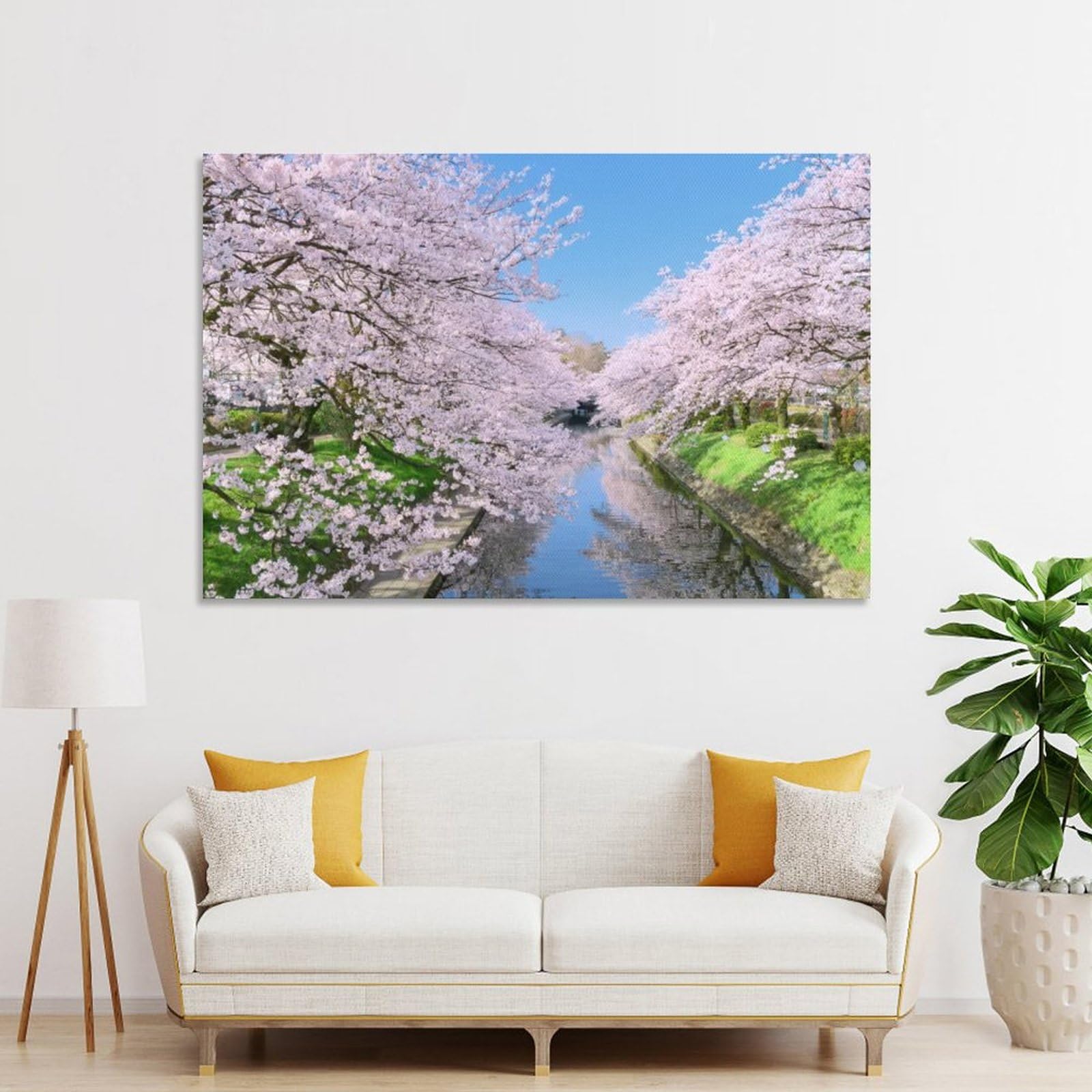 絵画 インテリア　絵　 額付 (黒) 油絵　F4-080311　風景（畑と木） 166d811c82795e4f97c1e06161cac0