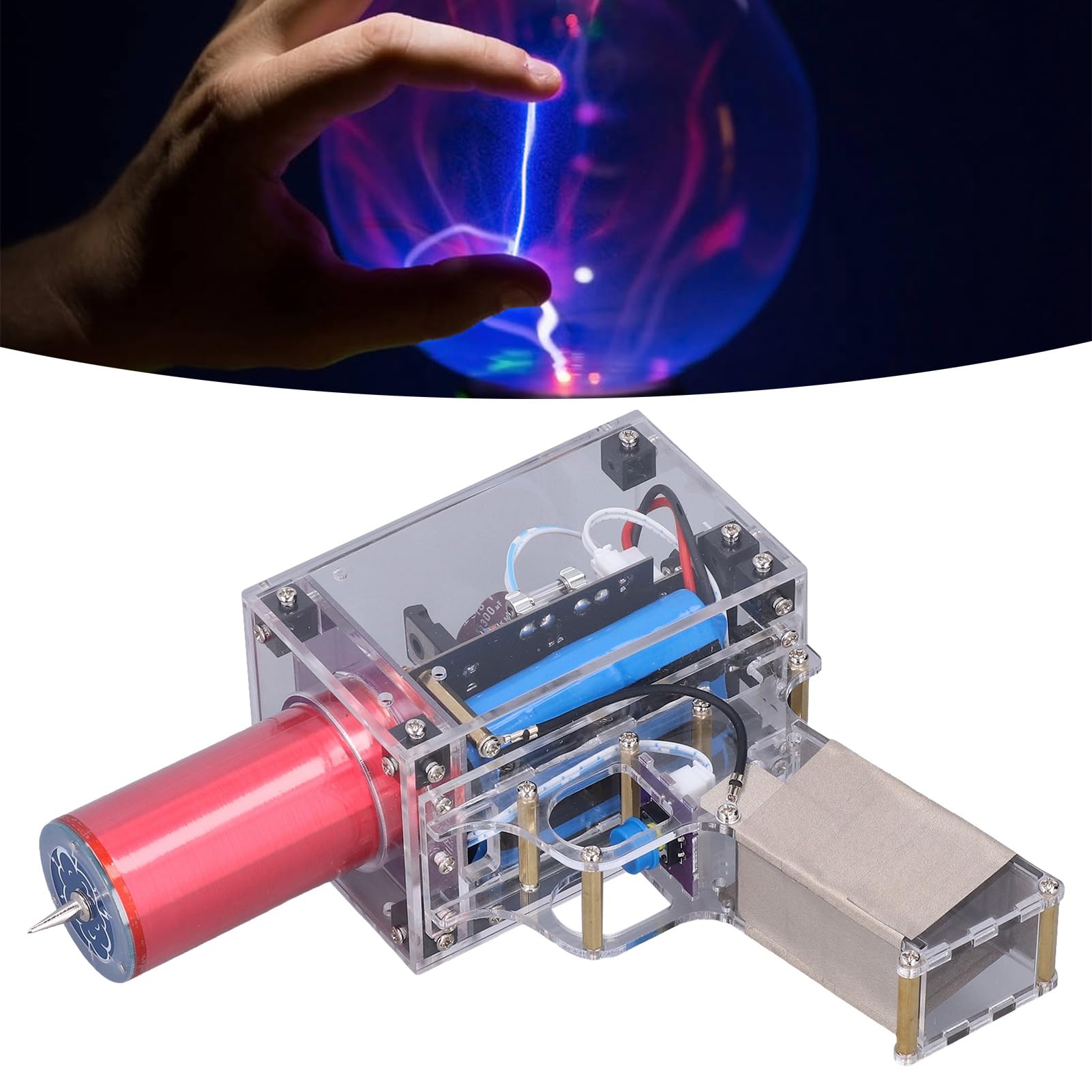 Amazon.co.jp: テスラ コイル ガン - アーク コイル キット プラズマ