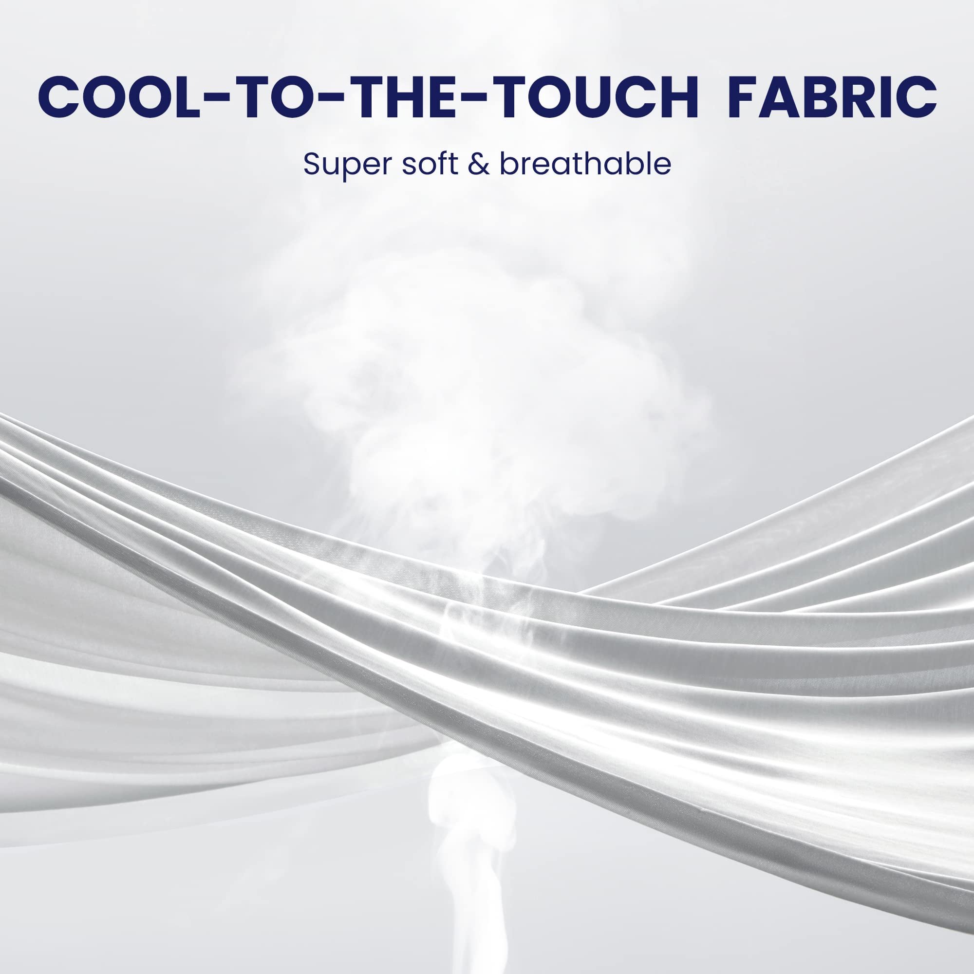 SLEEP ZONE Cooling Comforter for Hot Sleeper Full/Queen Size - Super Soft & Breathable Double-Sided Quilt Summer Blanket, Machine Washable Lightweight Duvet Insert (Grey+Yellow, Full/Queen)