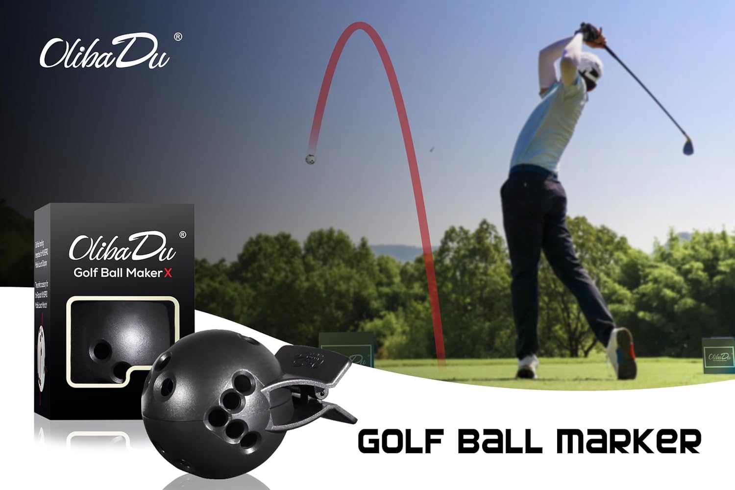 Golf Ball Marker Template for Rapsodo MLM2PRO Mobile Launch Monitor